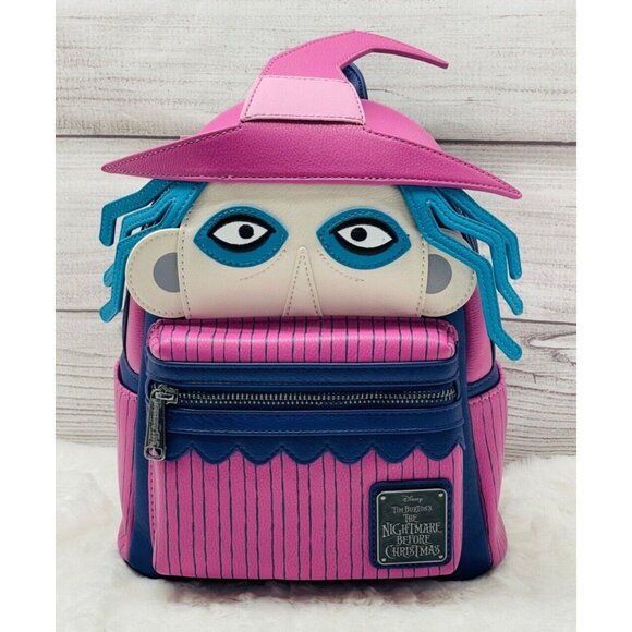 Loungefly Disney SHOCK Nightmare Before Christmas NBC Cosplay Figural Backpack